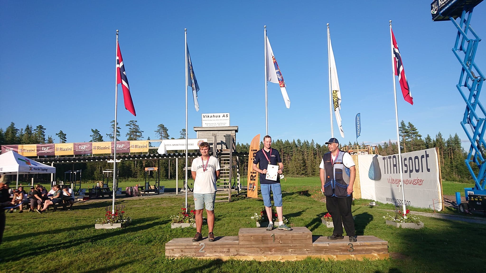 Medaljevinnerne i Åpen klasse.